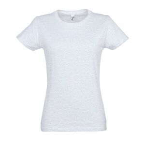 SOLS Womens/Ladies Imperial Heavy Short Sleeve Tee / Ash
